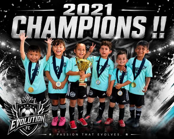 Evolution FC 2021 champions